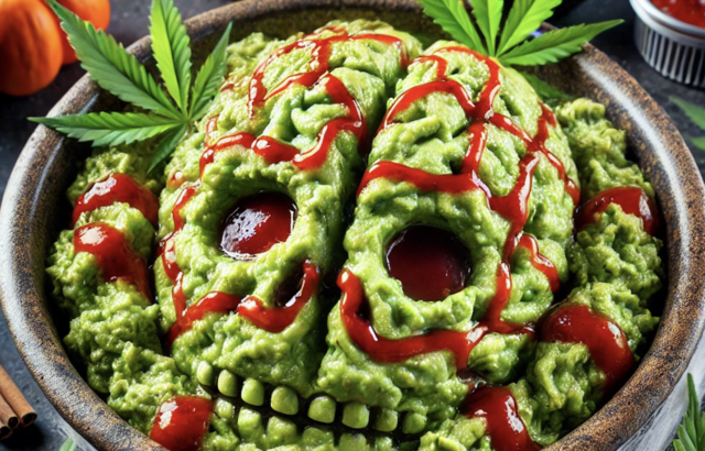 Zombie Brain Infused Guacamole